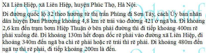 odau.info: Địa chỉ Trường mẫu giáo xã Liên Hiệp - xã Liên Hiệp