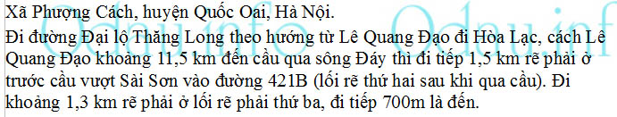 odau.info: Địa chỉ ubnd, Đảng ủy, hdnd xã Phượng Cách