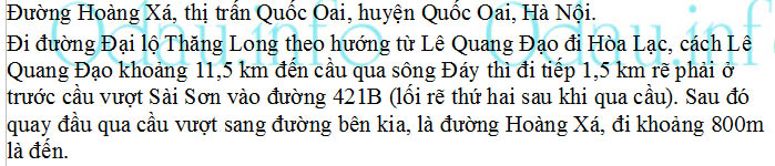 odau.info: Địa chỉ Chùa Hoa Vân (chùa Hoàng Xá) - thị trấn Quốc Oai