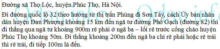 odau.info: Địa chỉ ubnd, Đảng ủy, hdnd xã Thọ Lộc