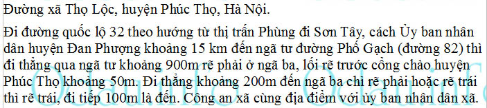 odau.info: Địa chỉ Công an xã Thọ Lộc