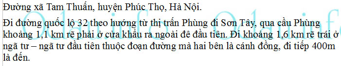 odau.info: Địa chỉ trường cấp 2 Tam Thuấn - xã Tam Thuấn