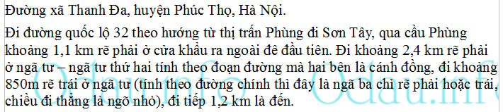 odau.info: Địa chỉ trường cấp 2 Thanh Đa - xã Thanh Đa