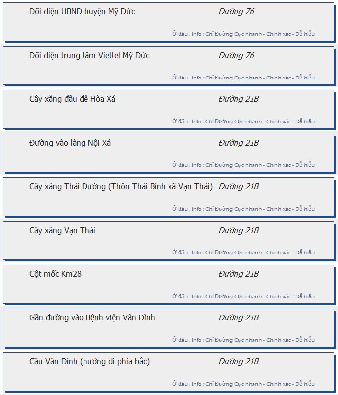 odau.info: lộ trình và tuyến phố đi qua của tuyến bus số 103A ở Hà Nội no14