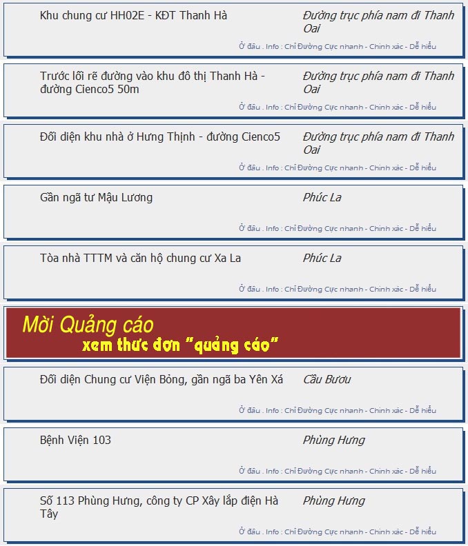 odau.info: lộ trình và tuyến phố đi qua của tuyến bus số 103A ở Hà Nội no19