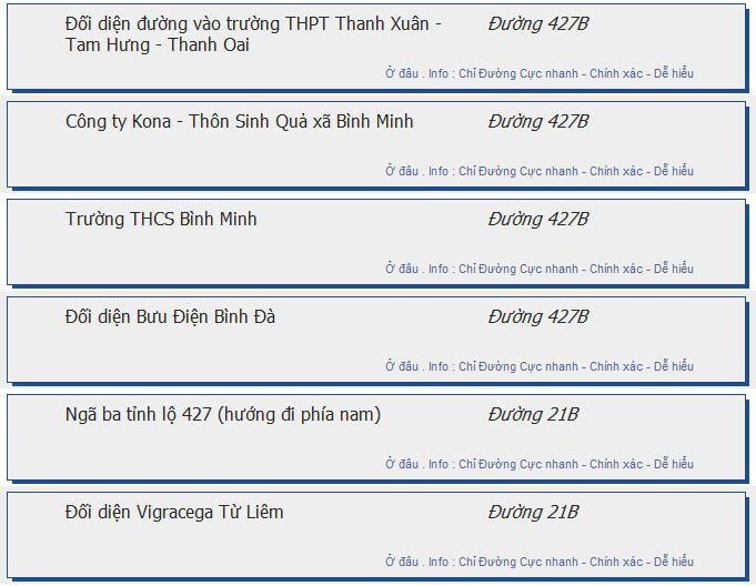 odau.info: lộ trình và tuyến phố đi qua của tuyến bus số 103B ở Hà Nội no05