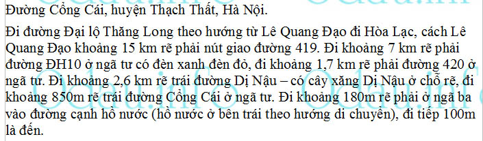 odau.info: Địa chỉ Công an xã Dị Nậu