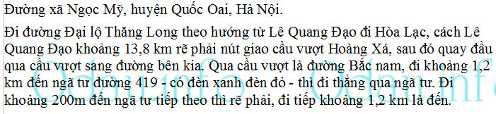 odau.info: Địa chỉ ubnd, Đảng ủy, hdnd xã Ngọc Mỹ