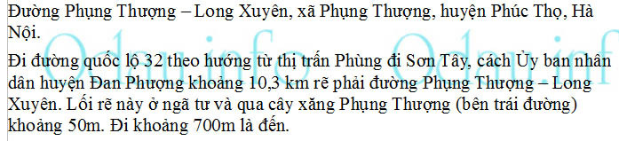 odau.info: Địa chỉ Trường mẫu giáo xã Phụng Thượng