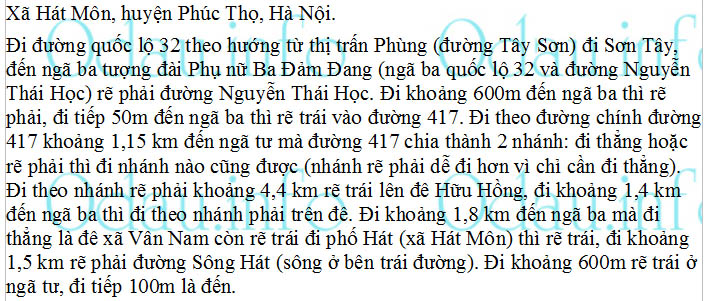 odau.info: Địa chỉ Đền Hát Môn (đền thờ Hai Bà Trưng) - xã Hát Môn