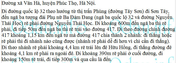 odau.info: Địa chỉ ubnd, Đảng ủy, hdnd xã Vân Hà