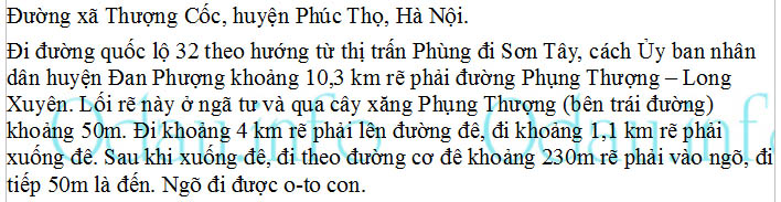 odau.info: Địa chỉ trường cấp 2 Thượng Cốc - xã Thượng Cốc