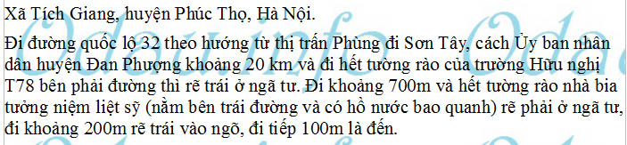 odau.info: Địa chỉ ubnd, Đảng ủy, hdnd xã Tích Giang