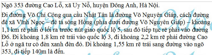 odau.info: Địa chỉ trường cấp 2 Uy Nỗ - xã Uy Nỗ