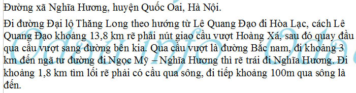 odau.info: Địa chỉ trường cấp 2 Nghĩa Hương - xã Nghĩa Hương