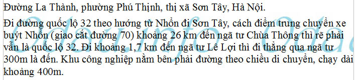 odau.info: Địa chỉ Khu công nghiệp Phú Thịnh - P. Phú Thịnh