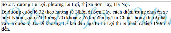 odau.info: Địa chỉ trường cấp 2 Hồng Hà - P. Lê Lợi