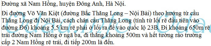 odau.info: Địa chỉ Trường mẫu giáo Nam Hồng - xã Nam Hồng