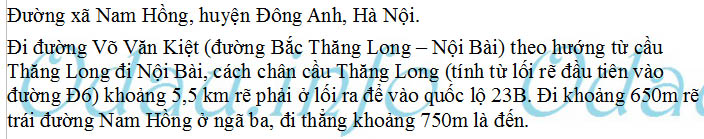 odau.info: Địa chỉ trường cấp 2 Pascal - xã Nam Hồng