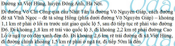 odau.info: Địa chỉ trường cấp 2 Việt Hùng - xã Việt Hùng