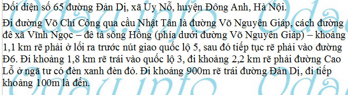 odau.info: Địa chỉ Đình Đản Dị - xã Uy Nỗ