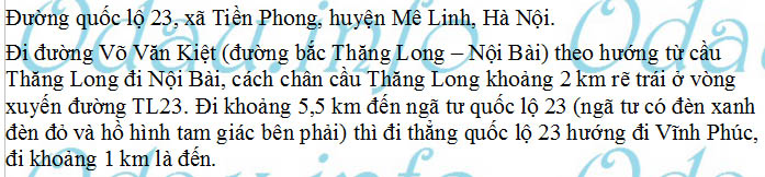 odau.info: Địa chỉ Trung Tâm Đào Tạo VJNET - xã Tiền Phong