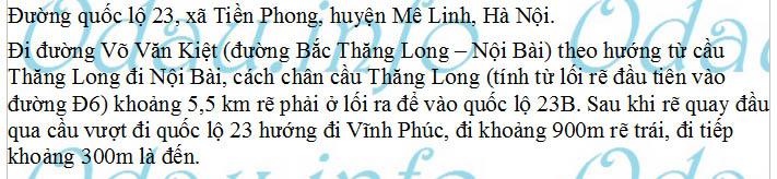 odau.info: Địa chỉ Trung Tâm dạy nghề và đào tạo lao động SONA - xã Tiền Phong