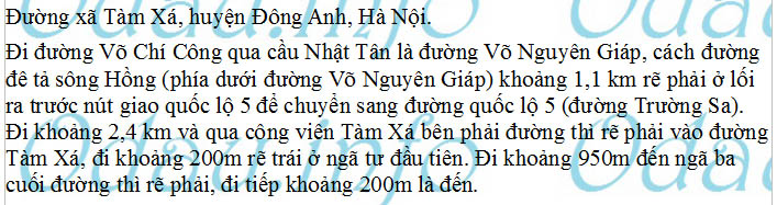 odau.info: Địa chỉ trường cấp 2 Tàm Xá - xã Tàm Xá