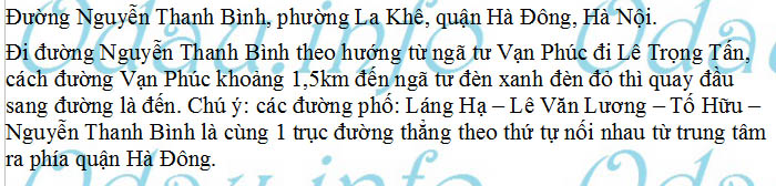 odau.info: Địa chỉ cụm nhà chung cư The Charm An Hưng - P. La Khê