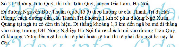 odau.info: Địa chỉ trường cấp 2 thị trấn Trâu Quỳ - thị trấn Trâu Quỳ