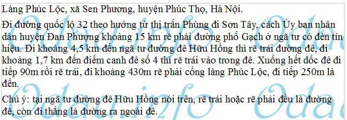 odau.info: Địa chỉ Đình Phúc Lộc - xã Sen Phương