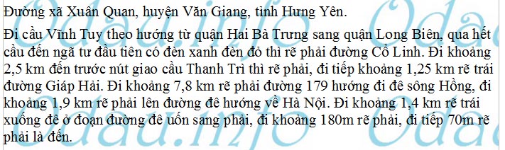 odau.info: Địa chỉ ubnd, Đảng ủy, hdnd xã Xuân Quan