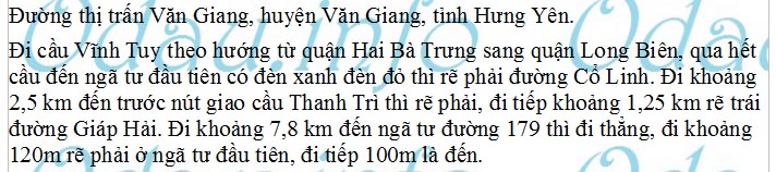 odau.info: Địa chỉ Ban Chỉ huy Quân sự huyện Văn Giang - tỉnh Hưng Yên