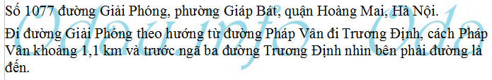 odau.info: Địa chỉ Văn phòng thừa phát lại Phương Đông - P. Giáp Bát