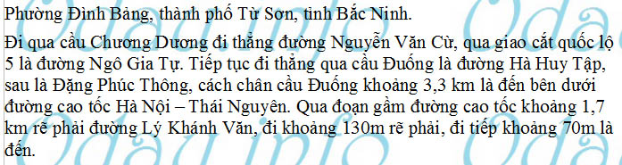 odau.info: Địa chỉ Công an phường Đình Bảng