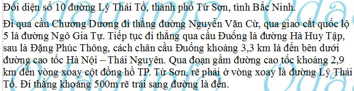 odau.info: Địa chỉ Chi cục thuế Từ Sơn