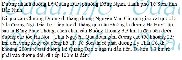 odau.info: Chi Cục Hải quan cảng nội địa Tiên Sơn - P. Đông Ngàn