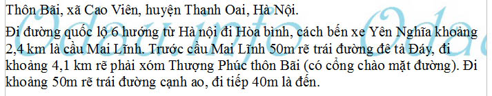 odau.info: trường cấp 1 Cao Viên 2 - xã Cao Viên