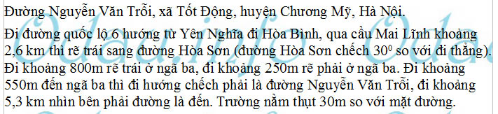 odau.info: trường cấp 3 Chúc Động - xã Tốt Động