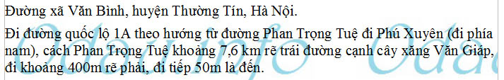 odau.info: trường cấp 2 Văn Bình - xã Văn Bình