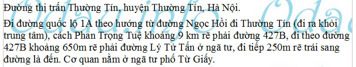 odau.info: Công an thị trấn Thường Tín