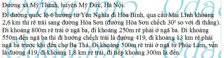 odau.info: Nhà thờ giáo họ Vĩnh Xương - xã Mỹ Thành