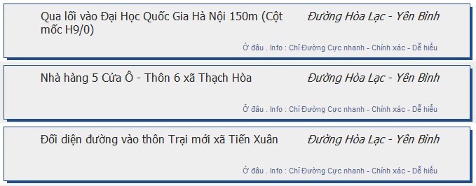 odau.info: lộ trình và tuyến phố đi qua của tuyến bus số 119 ở Hà Nội no01