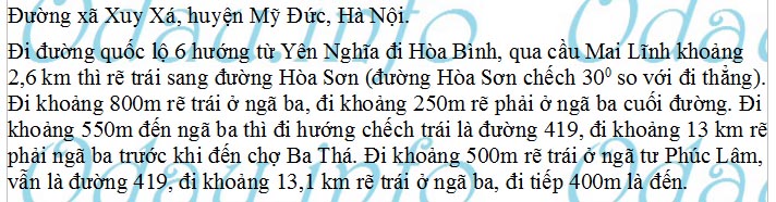 odau.info: trường cấp 2 Xuy Xá - xã Xuy Xá