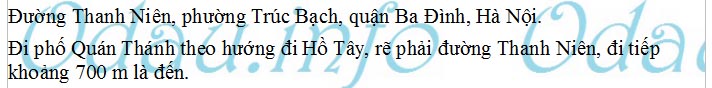 odau.info: Đền Thủy Trung Tiên - P. Trúc Bạch