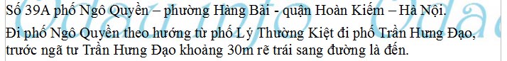 odau.info: tòa nhà cho thuê làm văn phòng Tài Tâm building - phường Hàng Bài