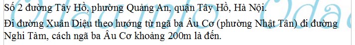 odau.info: Khách sạn Somerset West Point Hà Nội - phường Quảng An