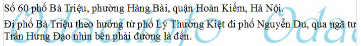 odau.info: Trung ương Đoàn TNCS Hồ Chí Minh - phường Hàng Bài