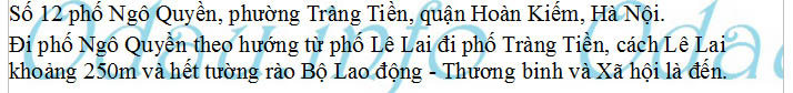 odau.info: Nhà khách cho người có công tại Hà Nội - phường Tràng Tiền