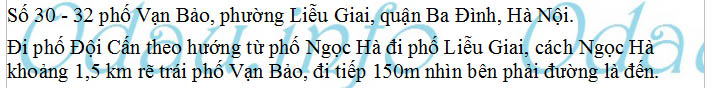 odau.info: KTT ở phố Vạn Bảo - phường Liễu Giai